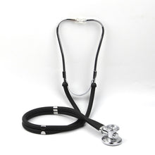 Load image into Gallery viewer, High Quality Medical Stethoscope Dual Headed Double Tube Professional Multifunctional Stethoscope Portable Adjustable Ear Hook