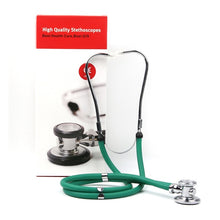 Load image into Gallery viewer, High Quality Medical Stethoscope Dual Headed Double Tube Professional Multifunctional Stethoscope Portable Adjustable Ear Hook