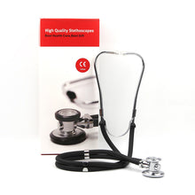 Load image into Gallery viewer, High Quality Medical Stethoscope Dual Headed Double Tube Professional Multifunctional Stethoscope Portable Adjustable Ear Hook